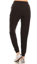 Load image into Gallery viewer, Black Buttery Soft Solid Basic Joggers