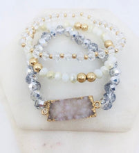 Load image into Gallery viewer, Druzy Bracelet Set