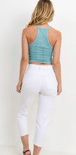 Load image into Gallery viewer, U-Neck Sleeveless Crop Top