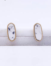 Load image into Gallery viewer, Semi Precious Stone Post Earrings