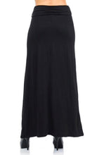 Load image into Gallery viewer, Buttery Soft Solid Black Maxi Skirt