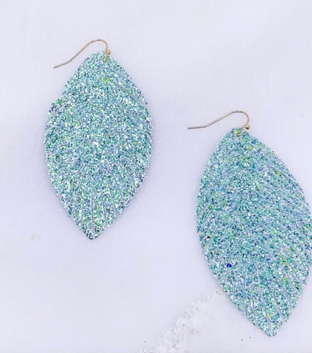 Fringed Glitter Earrings