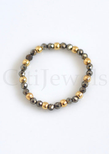 Stretchable Beaded Rings