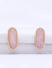 Load image into Gallery viewer, Semi Precious Stone Post Earrings