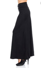 Load image into Gallery viewer, Buttery Soft Solid Black Maxi Skirt