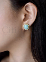 Load image into Gallery viewer, Sterling Silver Amazonite  Earrings