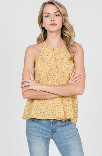 Mustard Sleeveless Tank Top