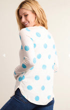 Load image into Gallery viewer, Blue Polkadot Lightweight Blouse