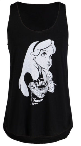 Punk Alice Graphic Racer Back Tank
