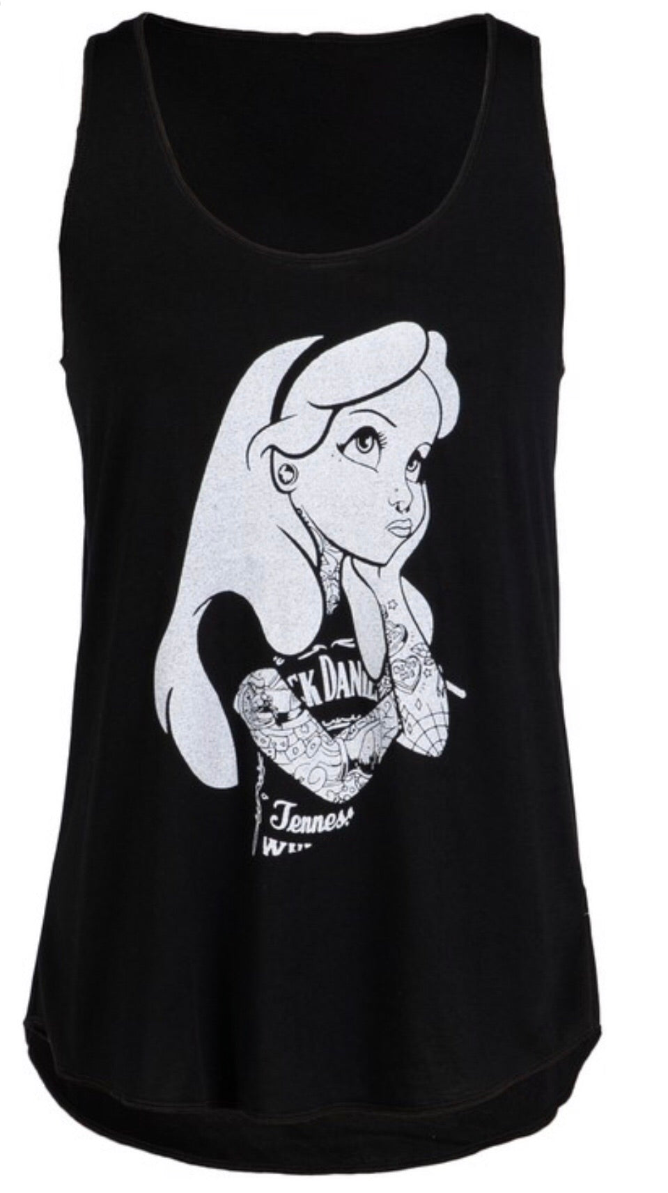 Punk Alice Graphic Racer Back Tank